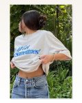 Basic Dokulu Unisex Günlük Stil Optik Beyaz Pamuklu Oversize Tişört