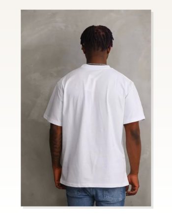 Unisex Günlük Stil Optik Beyaz Saf Pamuk Bisiklet Yaka Oversize Tişört