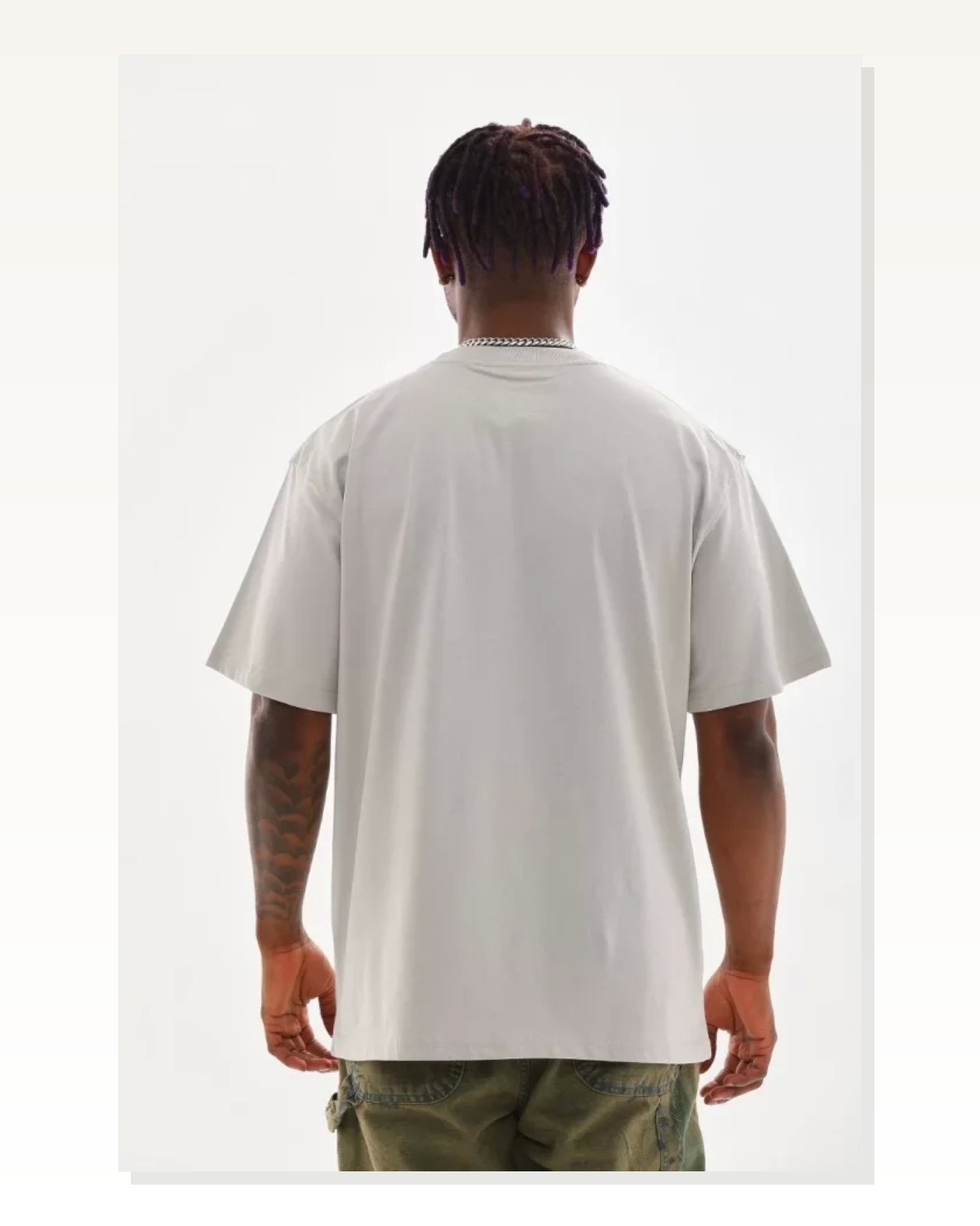 Unisex Günlük Stil Klasik Gri Melanj Bisiklet Yaka Oversize Tişört Marketplace blank