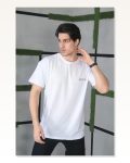 Baskı Detaylı Unisex Günlük Stil Grafik Beyaz Pamuklu Oversize Tişört