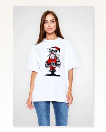 Baskılı Unisex Günlük Stil Beyaz Vintage Karakter Tişört