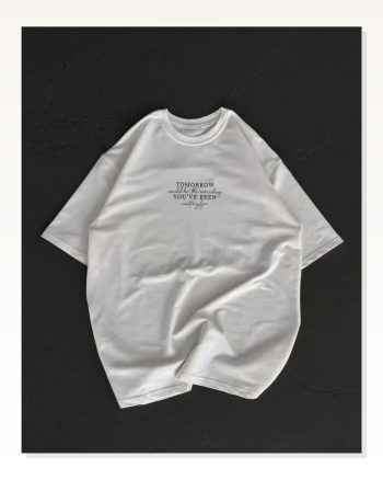 İllüstrasyon Baskılı Unisex Günlük Stil Beyaz Skater Kültürü Tişört