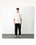 Grafik Baskılı Unisex Günlük Stil Beyaz Kristal Doku Oversize Tişört