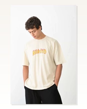 Baskılı Unisex Günlük Stil Beyaz Skater Boy Tarzı Oversize Tişört