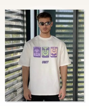 Baskılı Unisex Günlük Stil Beyaz Bisiklet Yaka Oversize Tişört