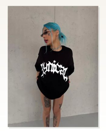 Baskılı Unisex Günlük Stil Siyah Urban Explorer Bisiklet Yaka Tişört