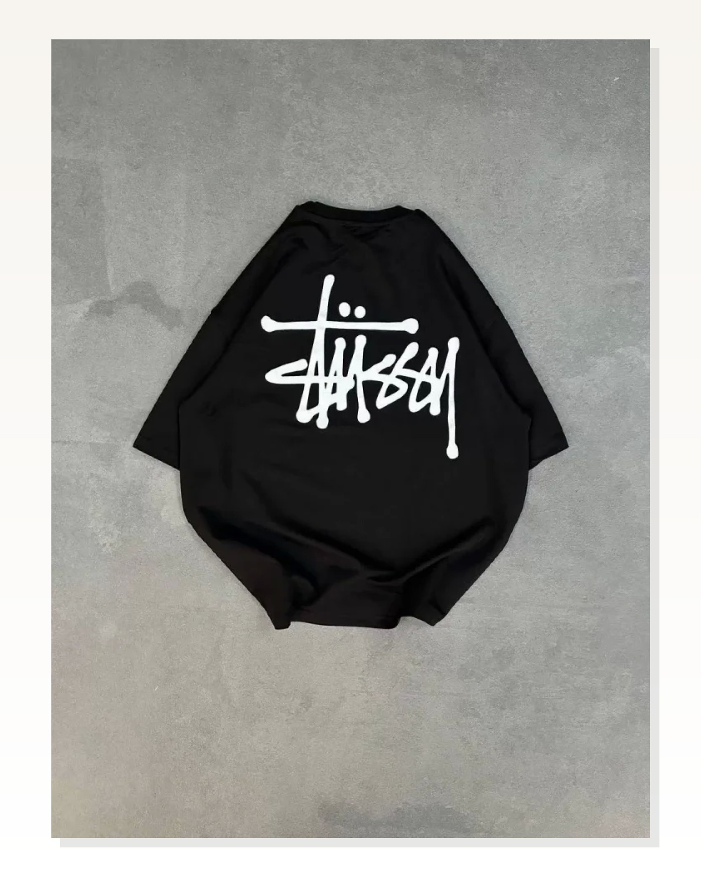 Baskılı Unisex Günlük Stil Siyah Gece Modu Temalı Oversize Tişört Marketplace blank