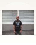 Baskılı Unisex Günlük Stil Siyah Tipografi Streetwear Tişört