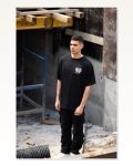 Grafik Baskılı Unisex Günlük Stil Siyah Urban Streetwear Oversize Tişört Marketplace