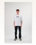 Grafik Baskılı Unisex Günlük Stil Siyah Cyber Serisi Tişört