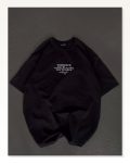Sanatsal Baskılı Unisex Siyah Karanlık Tema Tişört