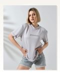 Göğüs Baskılı Erkek Günlük Stil Siyah %100 Pamuklu Oversize Tişört Marketplace