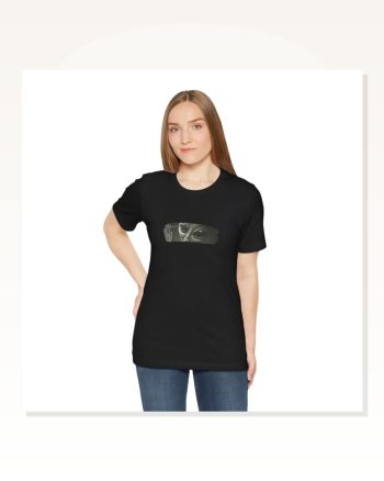 Baskılı Unisex Günlük Stil Siyah Skull Rose Tasarım Tişört