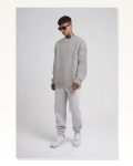 Kadın Baskılı Günlük Stil Beyaz Üç İplik Matrix Dijital Sweatshirt