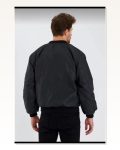 Unisex Şehir Stili Siyah Rüzgar Geçirmez Dokulu Bomber Ceket Marketplace