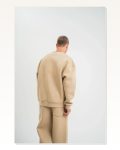 Kadın Günlük Stil Bej Uzun Kol Bisiklet Yaka Basic Sweatshirt Marketplace