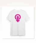 8 Mart Dünya Kadınlar Günü Baskılı Oversize Bisiklet Yaka T-shirt – Beyaz Marketplace
