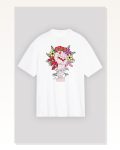 8 Mart Dünya Kadınlar Günü Baskılı Oversize Bisiklet Yaka T-shirt – Beyaz Marketplace