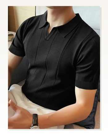 Erkek Kısa Kollu Polo Yakalı Triko Tshirt