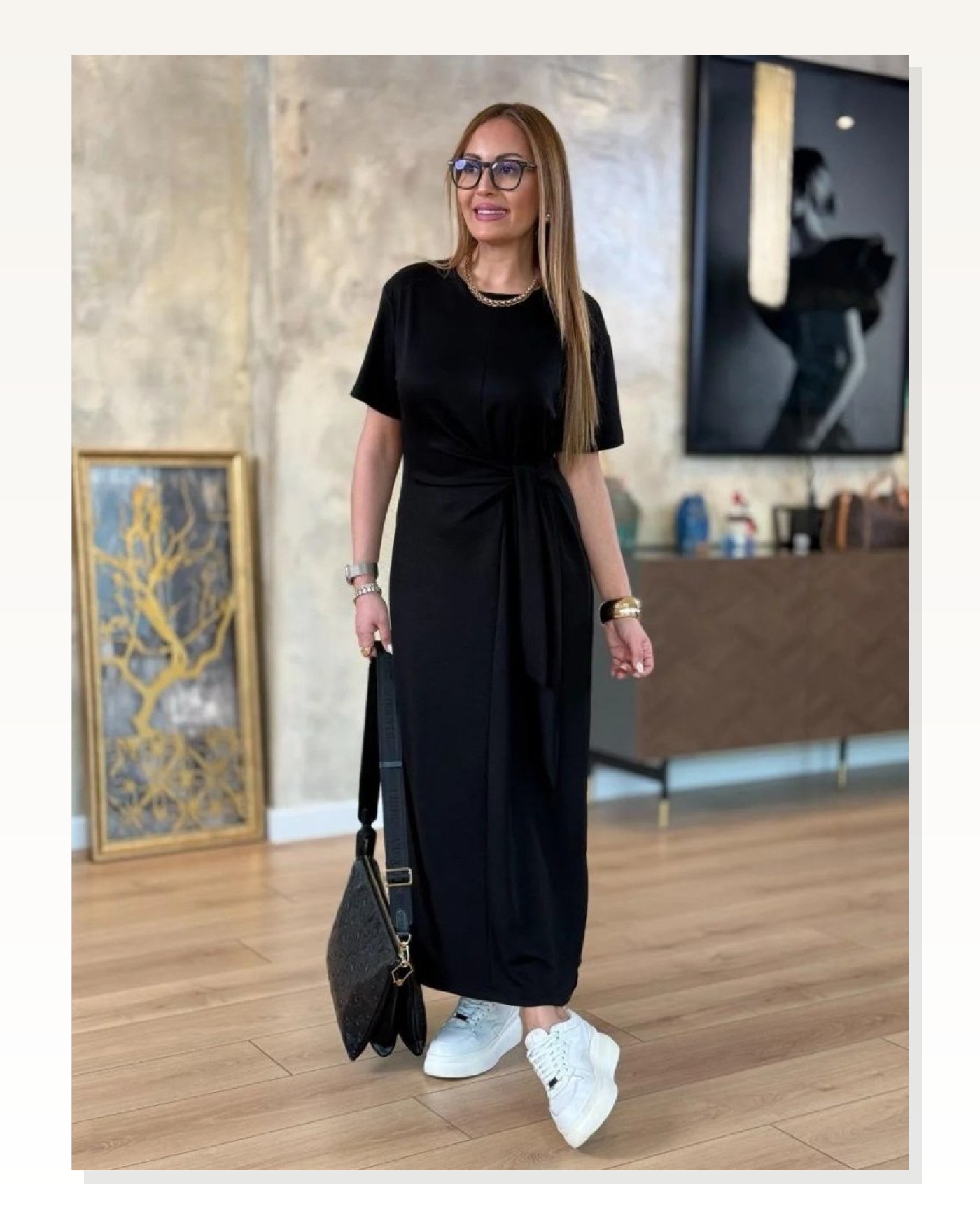 Kadın Kısa Kollu Bisiklet Yaka Yandan Bağlamalı Viskon Iki Iplik Elbise Marketplace blank