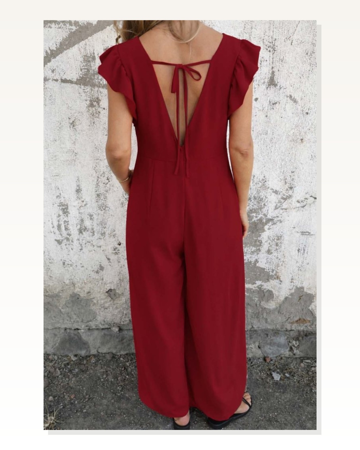 Kadın Kısa Kollu V Yakalı Arkası Derin Bağcıklı Uzun Aerobin Tulum Marketplace blank