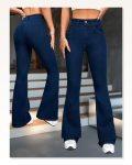 Kadın Yüksek Bel Paçaya Doğru Geniş Kot Pantolon Marketplace