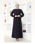 A Pile Viskon Elbise LACİVERT Marketplace