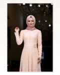 Ahunisa Henna Evening Dress Salmon 5646 Marketplace