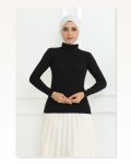 Balıkçı yaka body siyah Marketplace