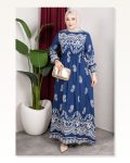 Beli Lastikli Viskon Elbise İNDİGO Marketplace