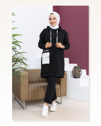 Cepli Spor Takım Siyah