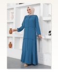 Dikiş Detaylı Model Elbise İNDİGO Marketplace