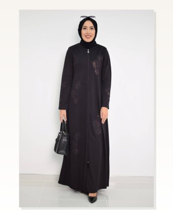Embroidered Abaya mdc 2031 Plum