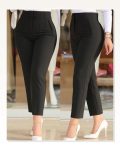Kadın üste Oturan Paçası Bilek üzerinde Biten Krep Kumaş Kumaş Pantolon 36 (S) – 50 (5XL) Marketplace