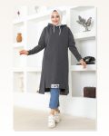 Kapüşonlu Spor Tunik ANTRASİT Marketplace