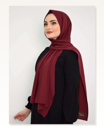 Medina Silk Shawl MC1115 Claret Red