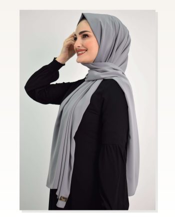 Medina Silk Shawl MC1115 Gray