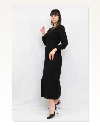 Moda Çizgi Aerobin Dress Black