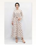 Moda Çizgi Authentic Pattern Dress