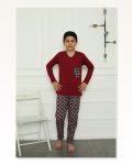 Moda Çizgi Boy Combed Cotton Pajama Set 20385 Marketplace