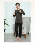 Moda Çizgi Boy Combed Cotton Pajama Set 20419 Marketplace