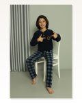 Moda Çizgi Boy WelSoft Polar Navy Blue Pajama Set 20549 Marketplace