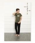 Moda Çizgi Boy’s Cotton Short Sleeve Pajama Set 20384 Marketplace