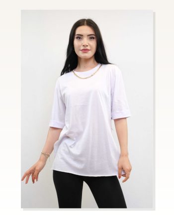 Moda Çizgi Chain Accessory Tshirt White