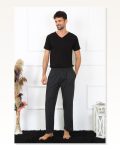 Moda Çizgi Erkek Pamuk Antrasit Tek Alt Pijama 27495 Marketplace