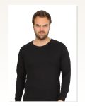 Moda Çizgi Erkek Termal Üst Kışlık İçlik Siyah 6869 Marketplace