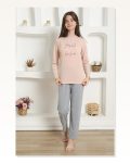 Moda Çizgi Girl’s Combed Cotton Pajama Set 20425 Marketplace