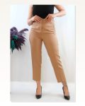 Moda Çizgi High Waist Trousers Mink Marketplace