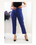 Moda Çizgi High Waist Trousers Saks