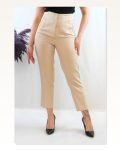 Moda Çizgi High Waist Trousers Stone Marketplace